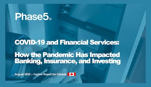 Cover page of Canadian version of COVID-19 and Consumer Financial Services Report
