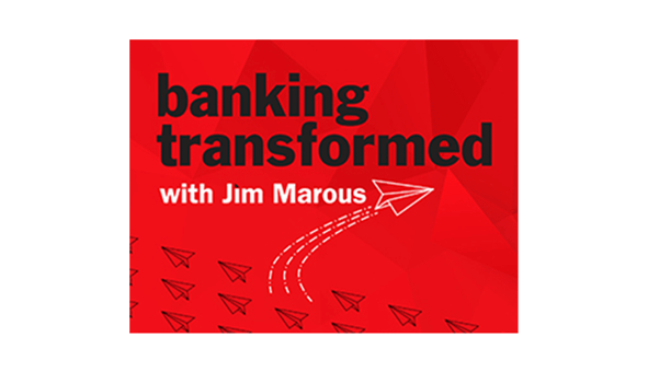 Banking Transformed with Jim Marous - logo for The Financial Brand's webinar series