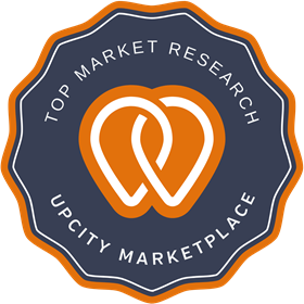 UpCity Top Market Research Firm Badge